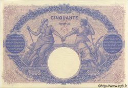 50 Francs BLEU ET ROSE FRANCE  1906 F.14.18 XF+