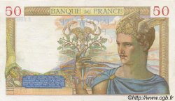 50 Francs CÉRÈS modifié FRANCIA  1937 F.18.03 EBC