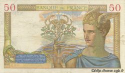 50 Francs CÉRÈS modifié FRANCE  1937 F.18.04 VF