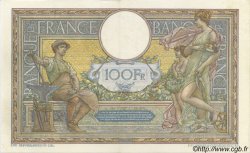 100 Francs LUC OLIVIER MERSON sans LOM FRANCE  1917 F.23.09 VF
