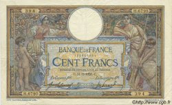 100 Francs LUC OLIVIER MERSON sans LOM FRANCE  1920 F.23.12 VF