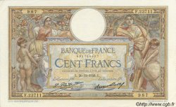 100 Francs LUC OLIVIER MERSON grands cartouches FRANCE  1928 F.24.07 XF
