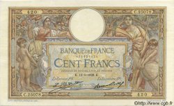 100 Francs LUC OLIVIER MERSON grands cartouches FRANCIA  1929 F.24.08 SPL