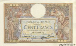 100 Francs LUC OLIVIER MERSON type modifié FRANCE  1938 F.25.20