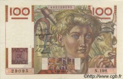 100 Francs JEUNE PAYSAN FRANKREICH  1947 F.28.14 VZ