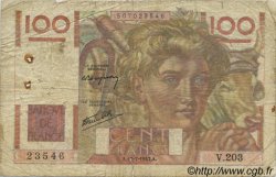 100 Francs JEUNE PAYSAN Favre-Gilly FRANCE  1947 F.28ter.01 AB