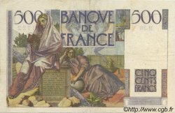 500 Francs CHATEAUBRIAND FRANCE  1945 F.34.02 VF+