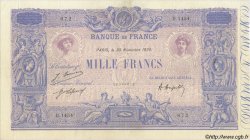 1000 Francs BLEU ET ROSE FRANCIA  1920 F.36.36 BB