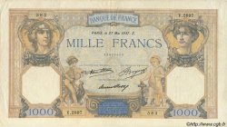 1000 Francs CÉRÈS et MERCURE FRANCIA  1937 F.37.10 MBC
