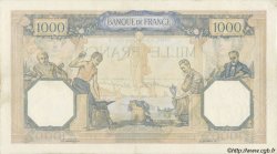1000 Francs CÉRÈS ET MERCURE type modifié FRANCIA  1937 F.38.06 MBC+