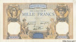 1000 Francs CÉRÈS ET MERCURE type modifié FRANCIA  1940 F.38.46 MBC+
