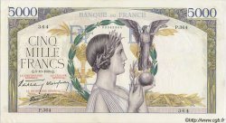 5000 Francs VICTOIRE Impression à plat FRANKREICH  1939 F.46.13 VZ