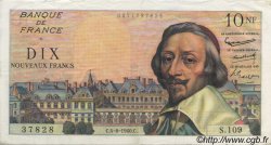 10 Nouveaux Francs RICHELIEU FRANCIA  1960 F.57.09 MBC a EBC