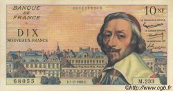 10 Nouveaux Francs RICHELIEU FRANCIA  1962 F.57.20 EBC