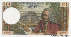 10 Francs VOLTAIRE FRANCIA  1973 F.62.61 FDC