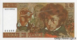 10 Francs BERLIOZ FRANCE  1975 F.63.10 AU+