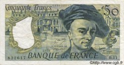 50 Francs QUENTIN DE LA TOUR FRANKREICH  1978 F.67.03 fVZ