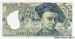 50 Francs QUENTIN DE LA TOUR FRANCIA  1985 F.67.11