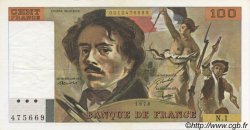 100 Francs DELACROIX FRANCE  1978 F.68.01 XF+