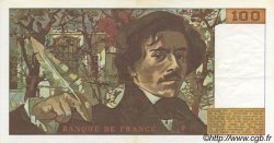 100 Francs DELACROIX FRANKREICH  1978 F.68.01 VZ+