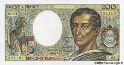 200 Francs MONTESQUIEU FRANKREICH  1985 F.70.05 fST