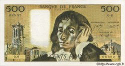 500 Francs PASCAL FRANKREICH  1969 F.71.03 fST