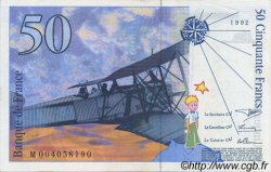 50 Francs SAINT-EXUPÉRY FRANCIA  1992 F.72.01b SC+