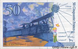 50 Francs SAINT-EXUPÉRY modifié FRANCIA  1999 F.73.05 SPL+