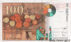 100 Francs CÉZANNE FRANKREICH  1998 F.74.02 VZ to fST
