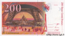 200 Francs EIFFEL FRANCE  1996 F.75.02 UNC
