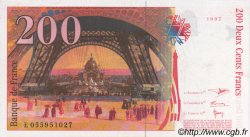 200 Francs EIFFEL FRANKREICH  1997 F.75.04b VZ to fST
