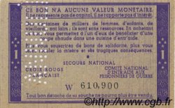 1 Franc BON DE SOLIDARITÉ FRANCE Regionalismus und verschiedenen  1941 KL.02As fST