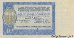 10 Francs BON DE SOLIDARITÉ FRANCE Regionalismus und verschiedenen  1941 KL.07As fST