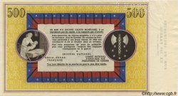 500 Francs BON DE SOLIDARITÉ FRANCE regionalismo y varios  1941 KL.11As SC