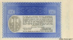 1000 Francs BON DE SOLIDARITÉ Annulé FRANCE regionalism and miscellaneous  1941 KL.12As AU