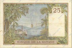 25 Francs FRENCH GUIANA  1933 P.07 VF+