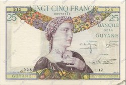 25 Francs GUYANE  1942 P.07