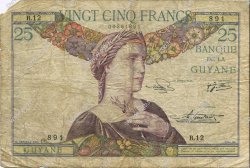 25 Francs GUYANE  1945 P.07