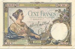 100 Francs FRENCH GUIANA  1934 P.08 VZ