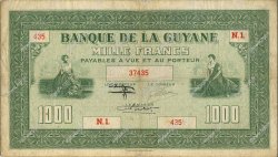 1000 Francs GUYANE  1945 P.15