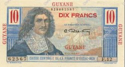 10 Francs Colbert FRENCH GUIANA  1946 P.20a ST