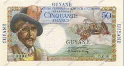 50 Francs Belain d Esnambuc FRENCH GUIANA  1946 P.22s