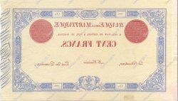 100 Francs MARTINIQUE  1899 P.-- SC