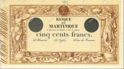 500 Francs MARTINIQUE  1905 P.09s q.FDC