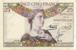 25 Francs MARTINIQUE  1938 P.12 SPL+