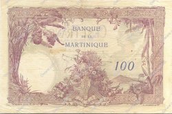 100 Francs MARTINIQUE  1938 P.13 MBC
