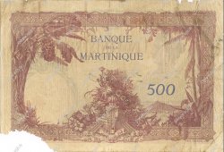500 Francs MARTINIQUE  1938 P.14 B