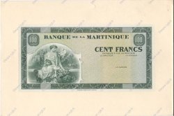 100 Francs Épreuve MARTINIQUE  1945 P.19s UNC-