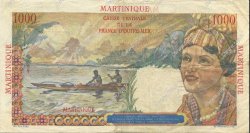 1000 Francs Union Française MARTINIQUE  1946 P.33 VF+