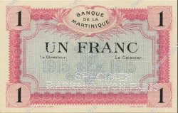 1 Franc MARTINIQUE  1915 P.10s pr.NEUF